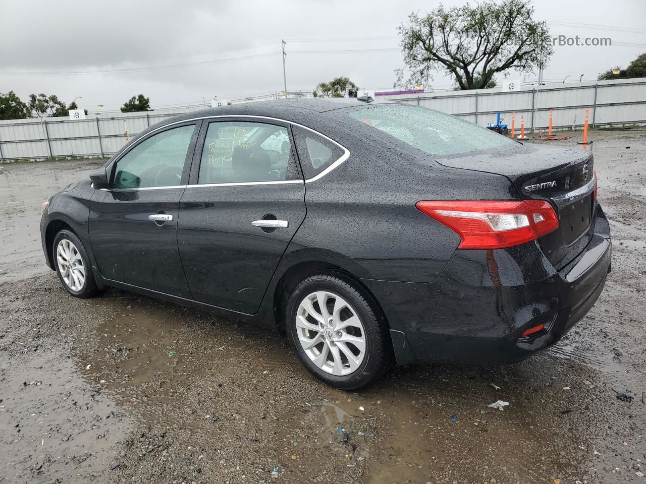 2019 Nissan Sentra S Черный vin: 3N1AB7AP5KY408248