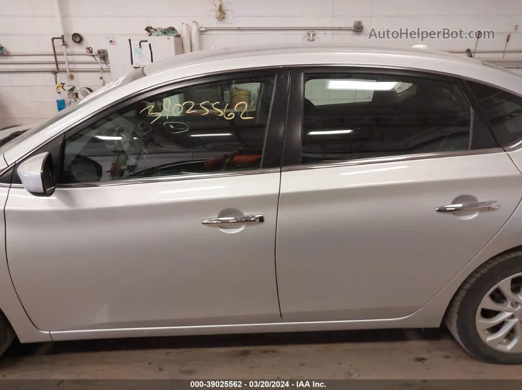 2019 Nissan Sentra Sv Silver vin: 3N1AB7AP5KY408508