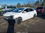 2019 Nissan Sentra S White vin: 3N1AB7AP5KY411893