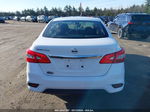 2019 Nissan Sentra S White vin: 3N1AB7AP5KY411893