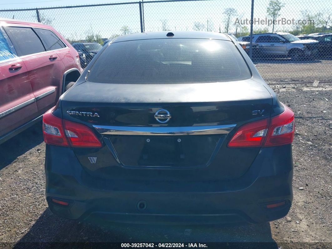 2019 Nissan Sentra Sv Черный vin: 3N1AB7AP5KY424191