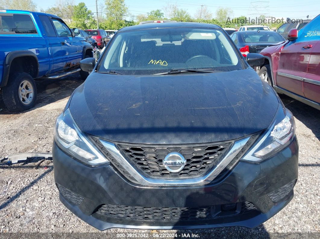 2019 Nissan Sentra Sv Black vin: 3N1AB7AP5KY424191