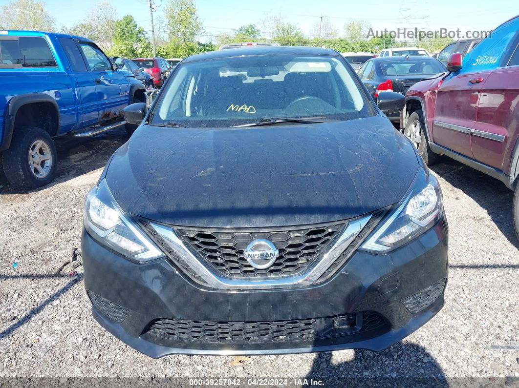 2019 Nissan Sentra Sv Черный vin: 3N1AB7AP5KY424191