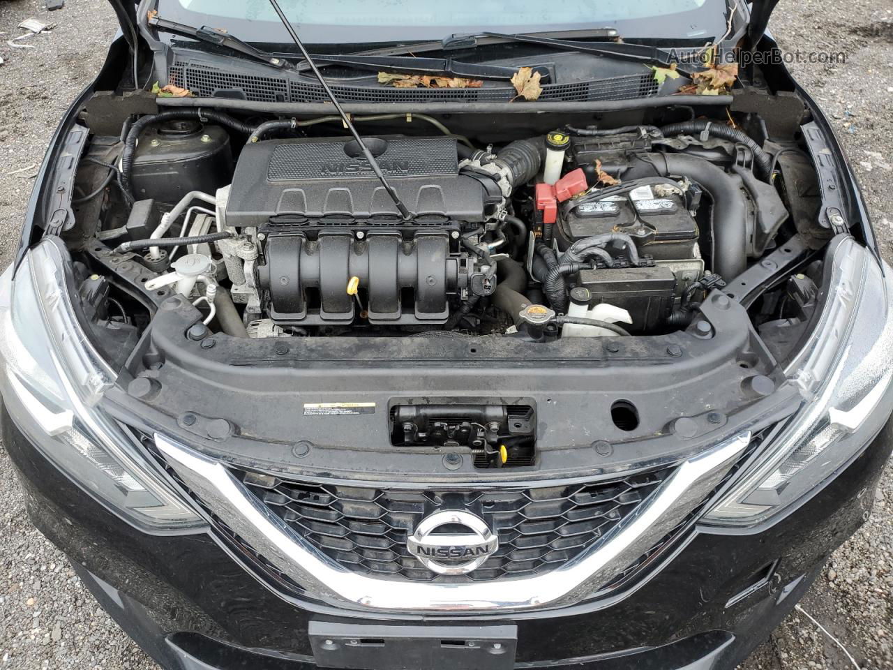 2019 Nissan Sentra S Черный vin: 3N1AB7AP5KY429911