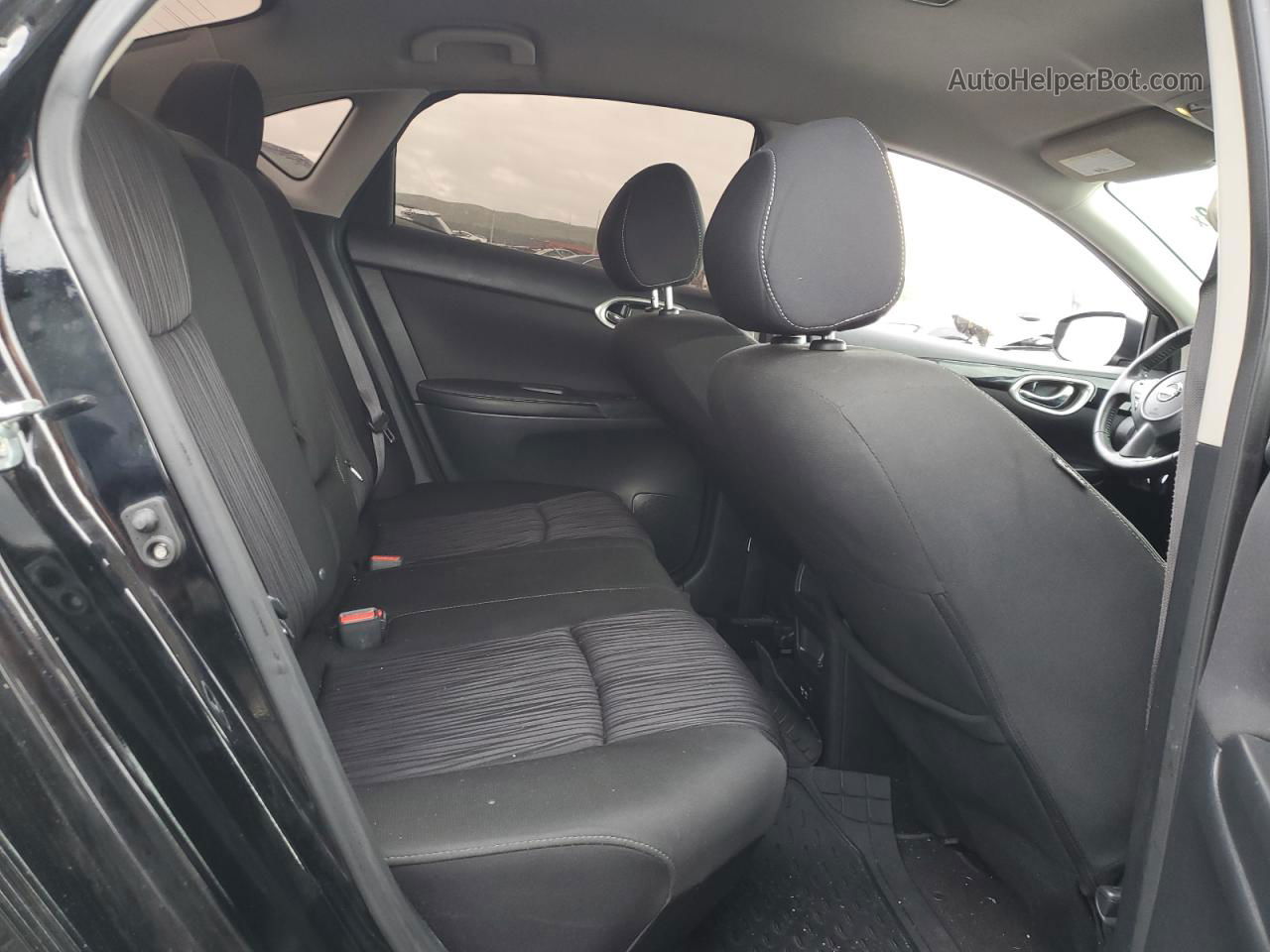 2019 Nissan Sentra S Черный vin: 3N1AB7AP5KY429911