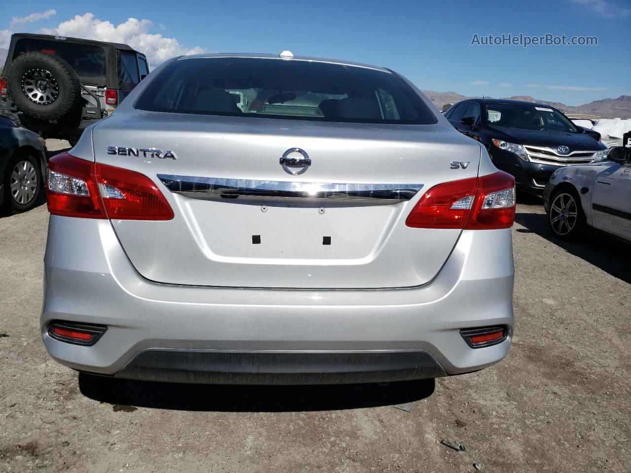 2019 Nissan Sentra S Silver vin: 3N1AB7AP5KY435126