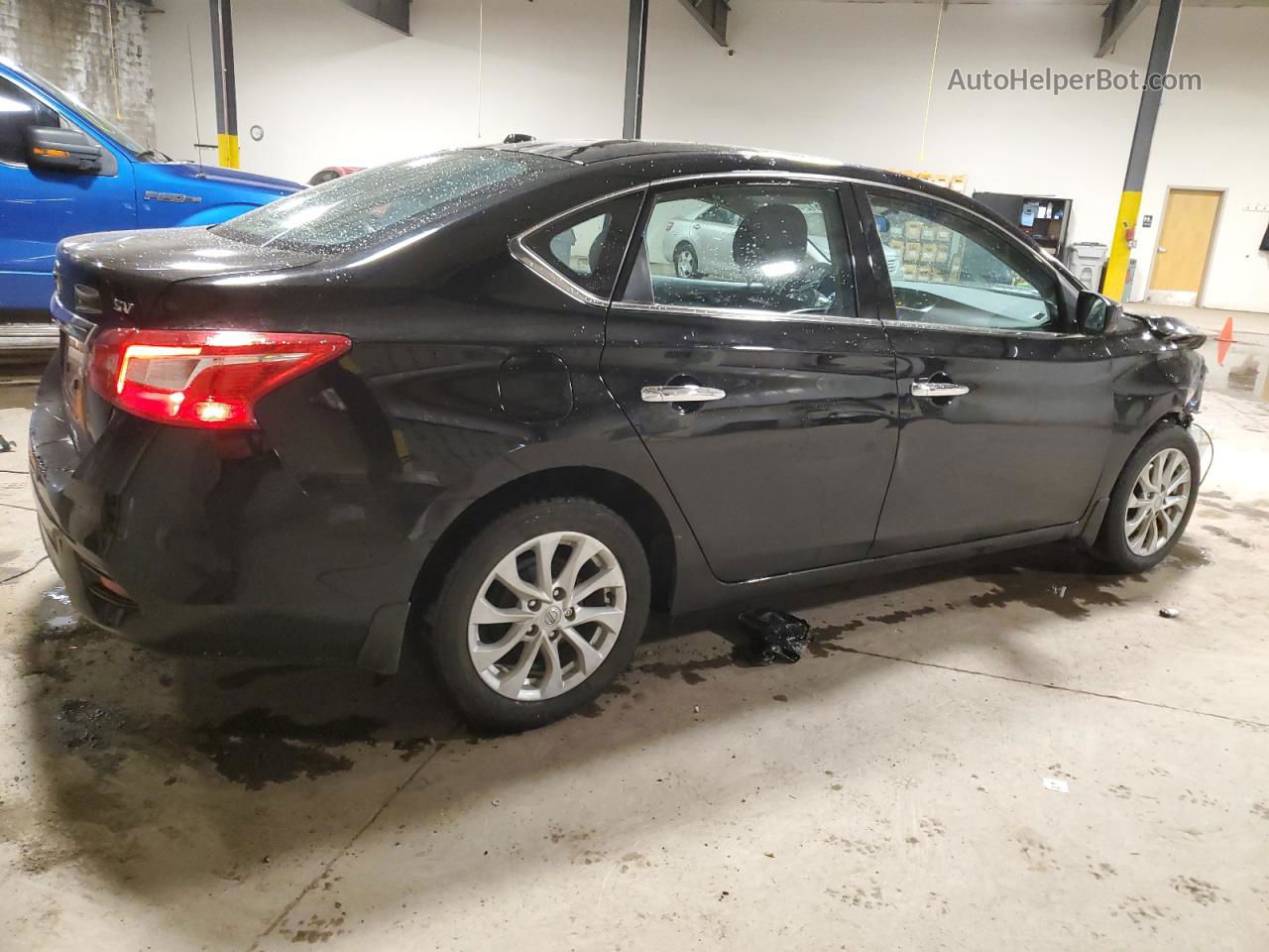 2019 Nissan Sentra S Black vin: 3N1AB7AP5KY438348