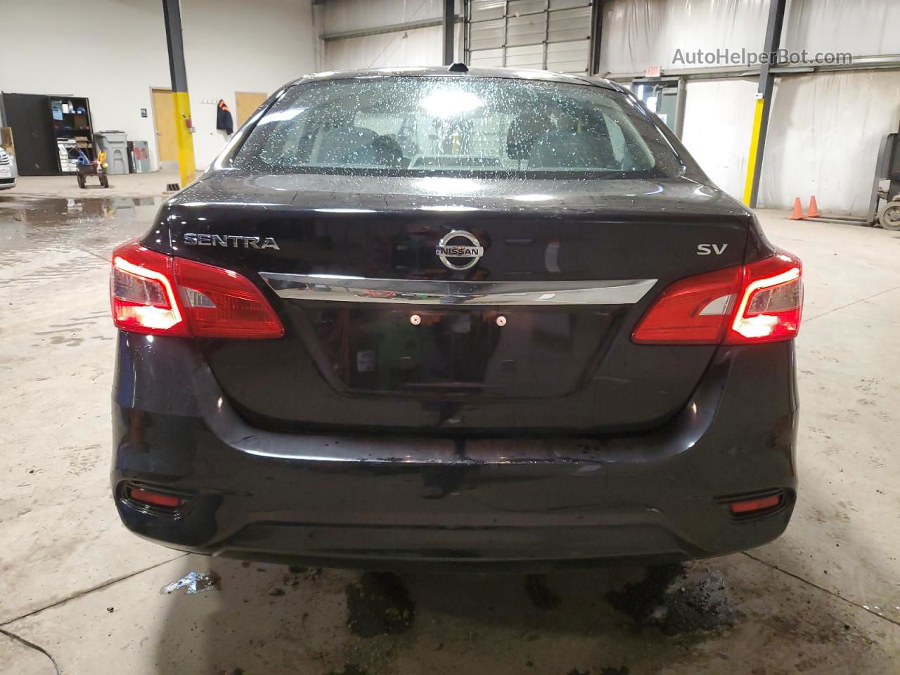 2019 Nissan Sentra S Black vin: 3N1AB7AP5KY438348