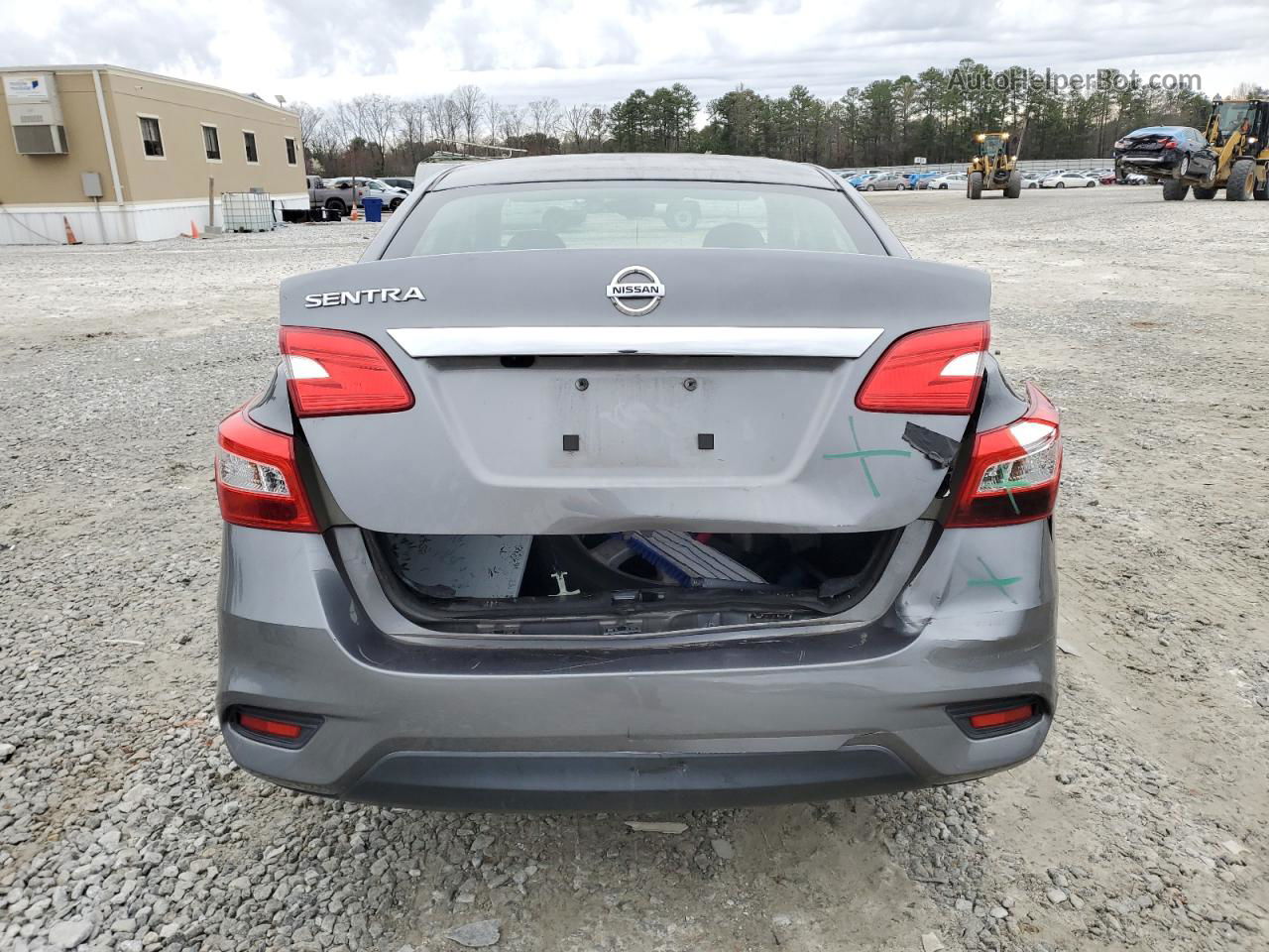 2019 Nissan Sentra S Gray vin: 3N1AB7AP5KY450256