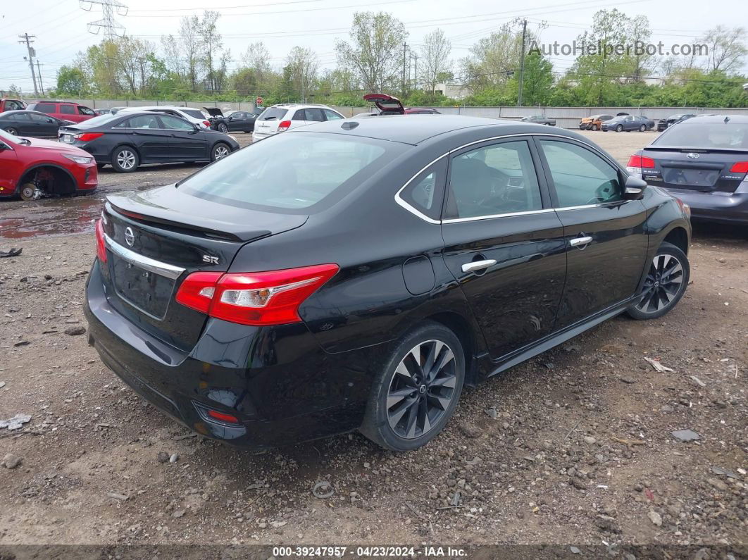 2019 Nissan Sentra Sr Black vin: 3N1AB7AP5KY451472