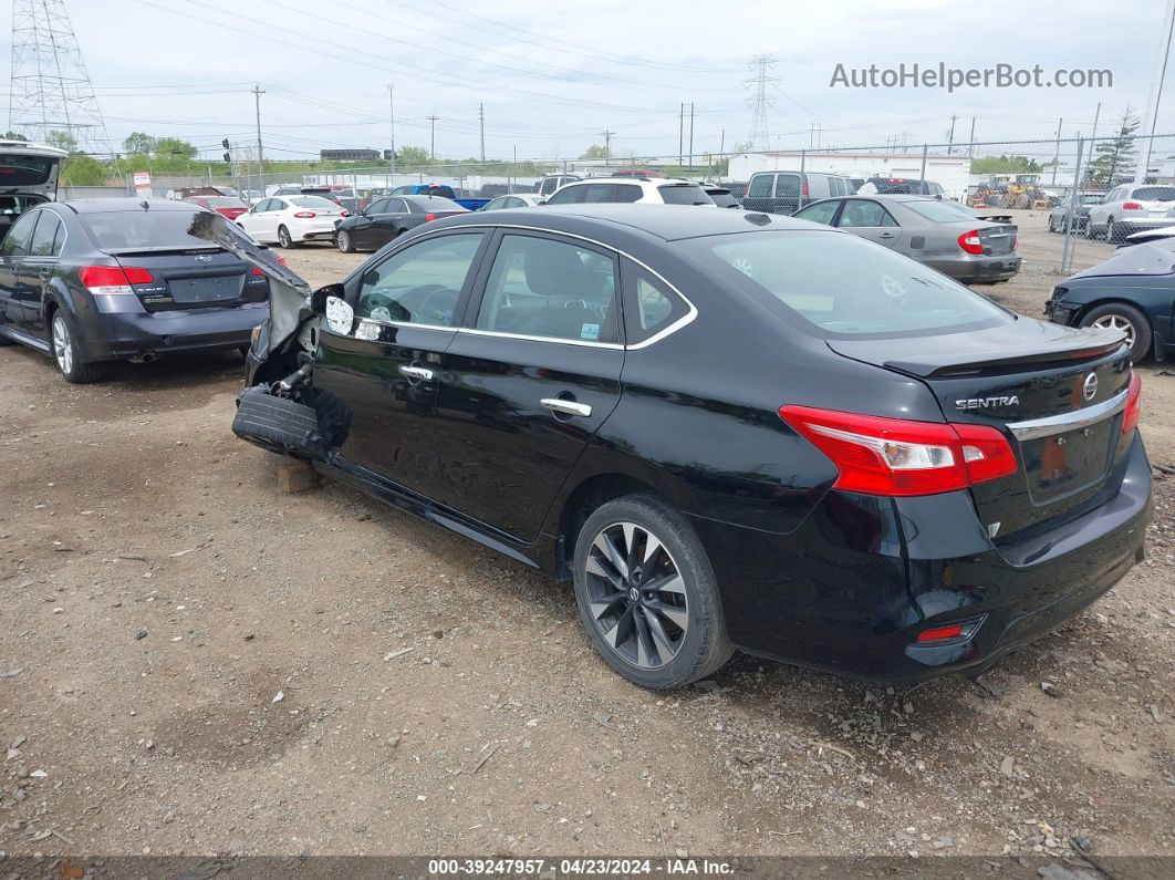 2019 Nissan Sentra Sr Black vin: 3N1AB7AP5KY451472