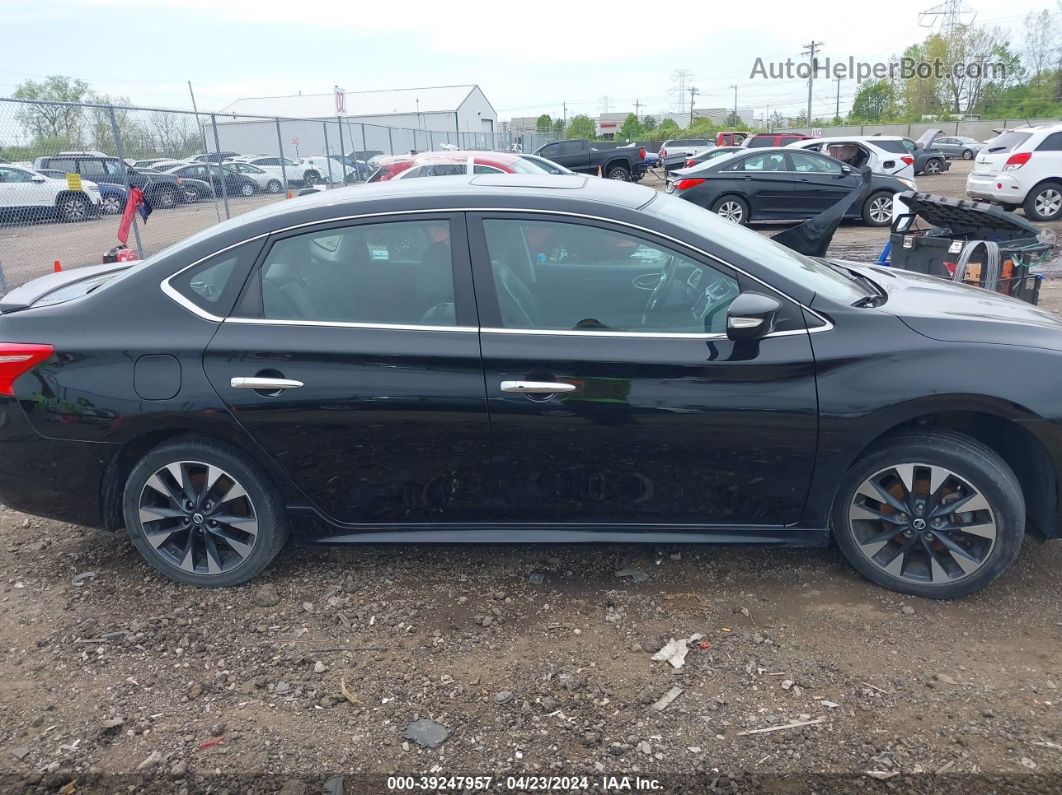 2019 Nissan Sentra Sr Black vin: 3N1AB7AP5KY451472