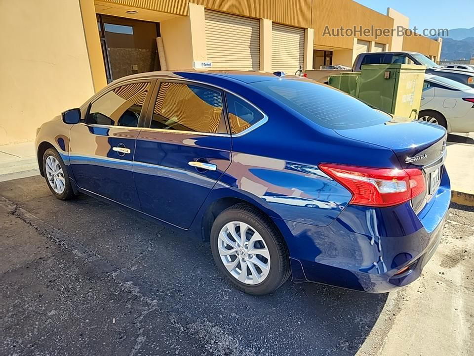 2019 Nissan Sentra S/sv/sr/sl Blue vin: 3N1AB7AP5KY454906