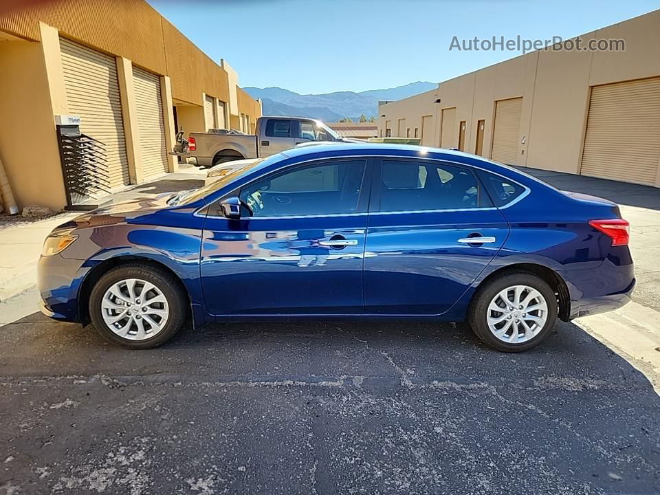 2019 Nissan Sentra S/sv/sr/sl Blue vin: 3N1AB7AP5KY454906