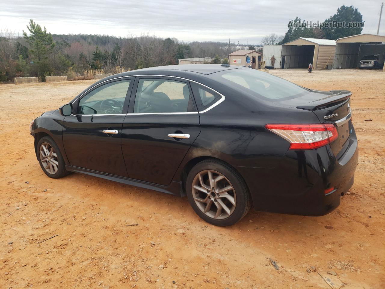 2014 Nissan Sentra S Black vin: 3N1AB7AP6EL609609