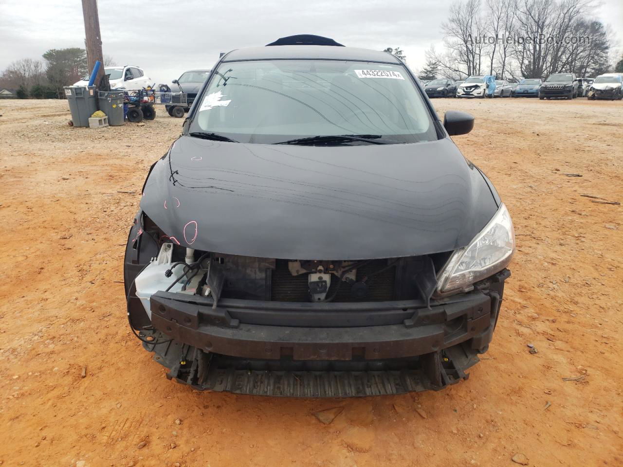 2014 Nissan Sentra S Black vin: 3N1AB7AP6EL609609