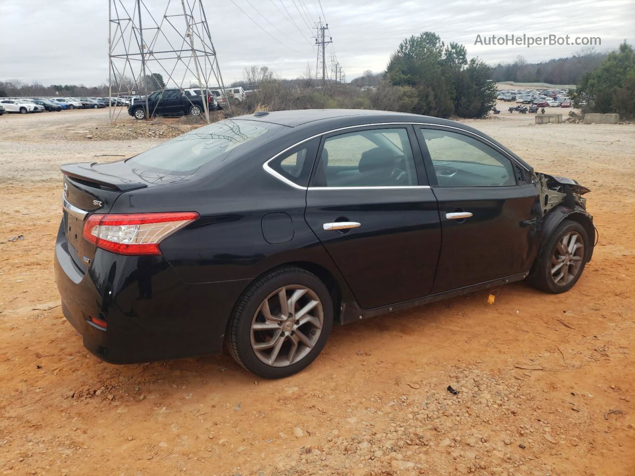 2014 Nissan Sentra S Black vin: 3N1AB7AP6EL609609