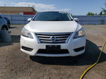 2014 Nissan Sentra S White vin: 3N1AB7AP6EL644439