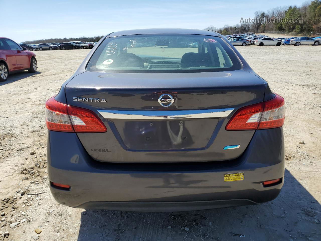 2014 Nissan Sentra S Silver vin: 3N1AB7AP6EL677750