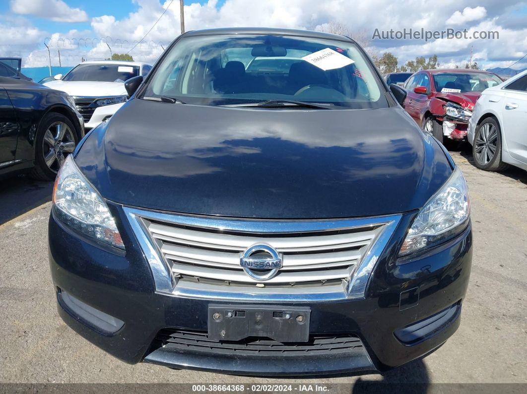 2014 Nissan Sentra S Black vin: 3N1AB7AP6EL693818