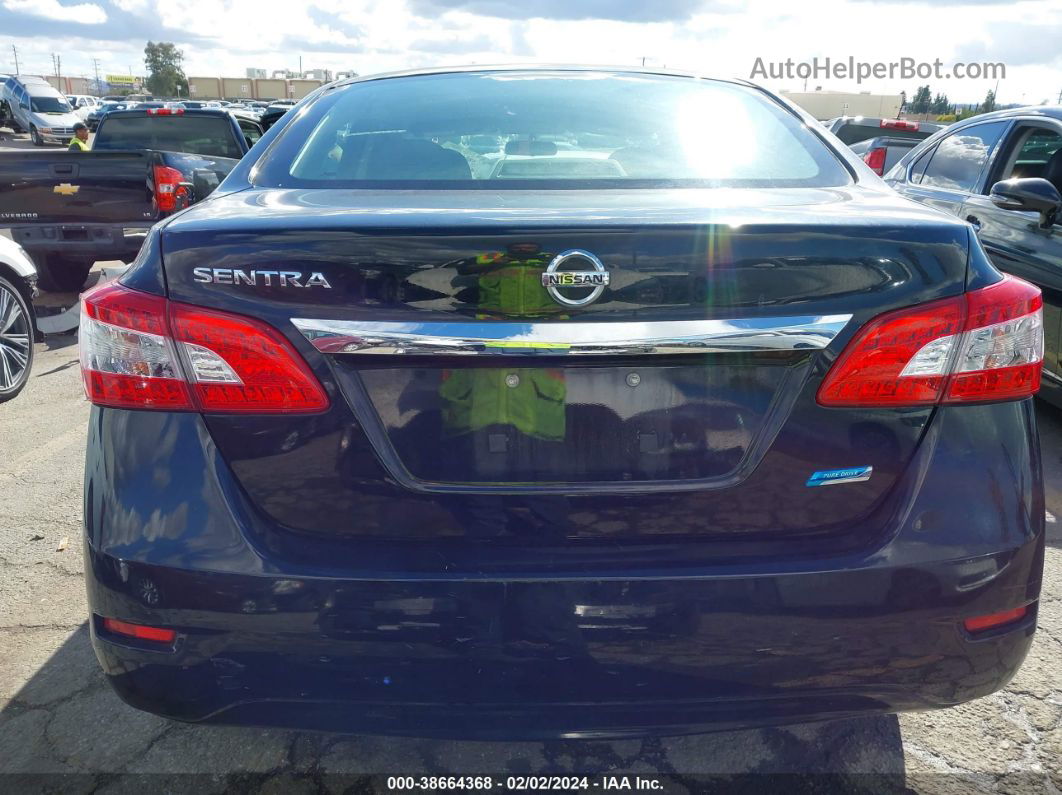 2014 Nissan Sentra S Black vin: 3N1AB7AP6EL693818