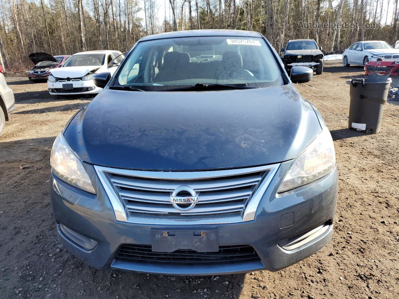 2014 Nissan Sentra S Blue vin: 3N1AB7AP6EL694693