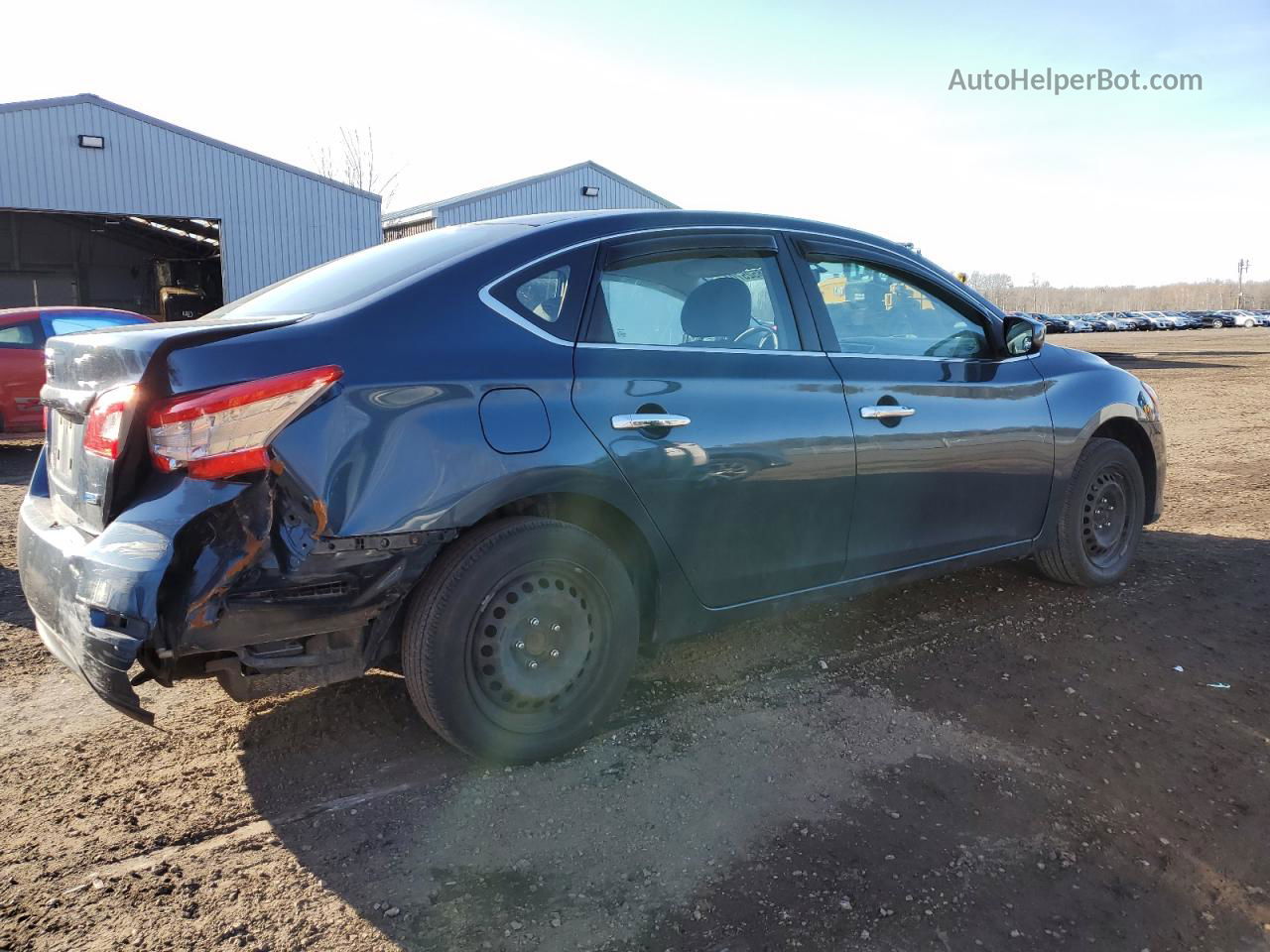 2014 Nissan Sentra S Blue vin: 3N1AB7AP6EL694693