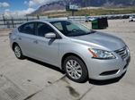 2014 Nissan Sentra S Серебряный vin: 3N1AB7AP6EY216356