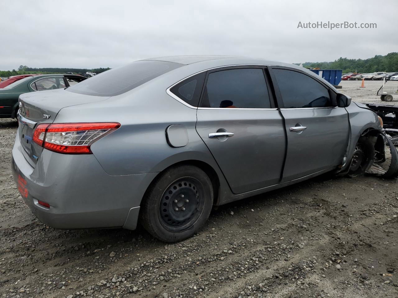 2014 Nissan Sentra S Silver vin: 3N1AB7AP6EY235294