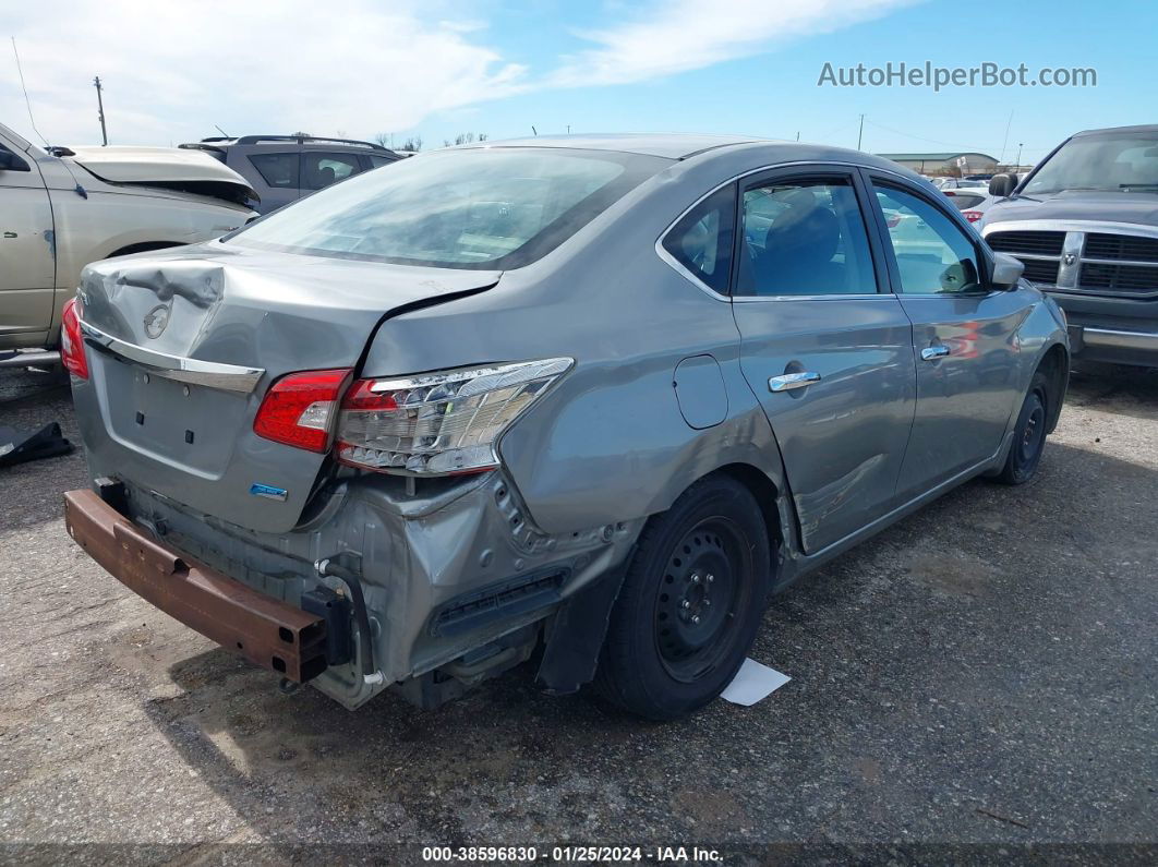 2014 Nissan Sentra S Gray vin: 3N1AB7AP6EY237465