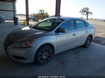 2014 Nissan Sentra S Silver vin: 3N1AB7AP6EY242360