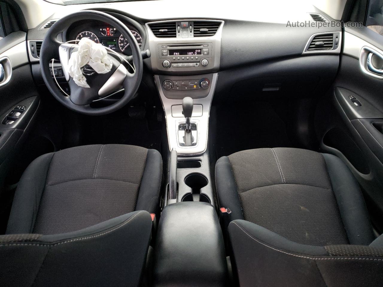 2014 Nissan Sentra S Серый vin: 3N1AB7AP6EY255870