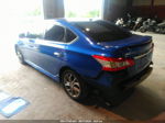 2014 Nissan Sentra Sr Blue vin: 3N1AB7AP6EY322404