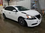 2015 Nissan Sentra S White vin: 3N1AB7AP6FL665888