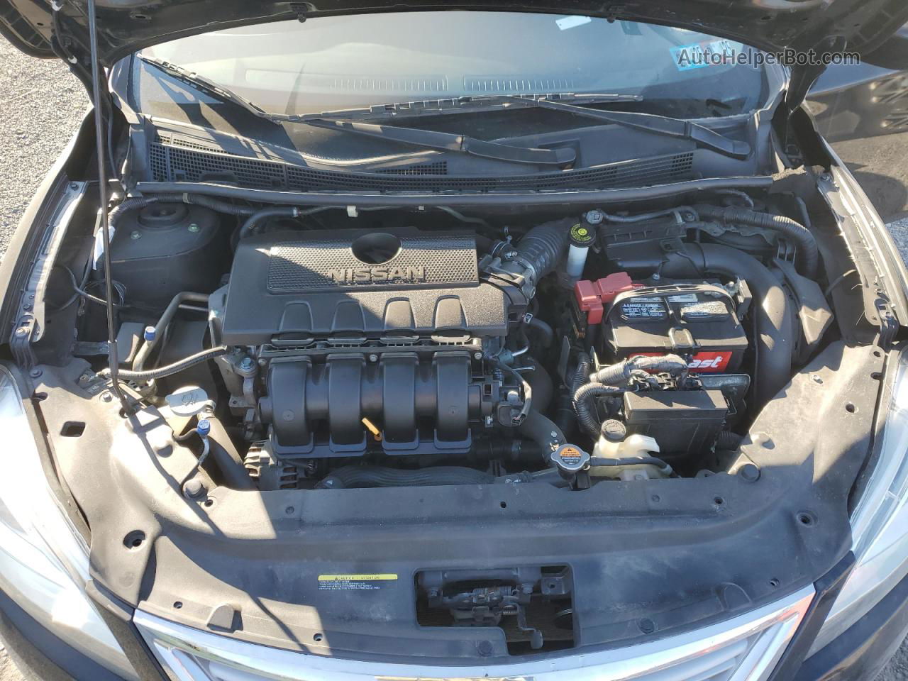 2015 Nissan Sentra S Черный vin: 3N1AB7AP6FL684635