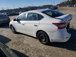 2015 Nissan Sentra S White vin: 3N1AB7AP6FL695280