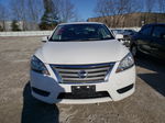 2015 Nissan Sentra S White vin: 3N1AB7AP6FL695280