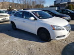 2015 Nissan Sentra S White vin: 3N1AB7AP6FL695280