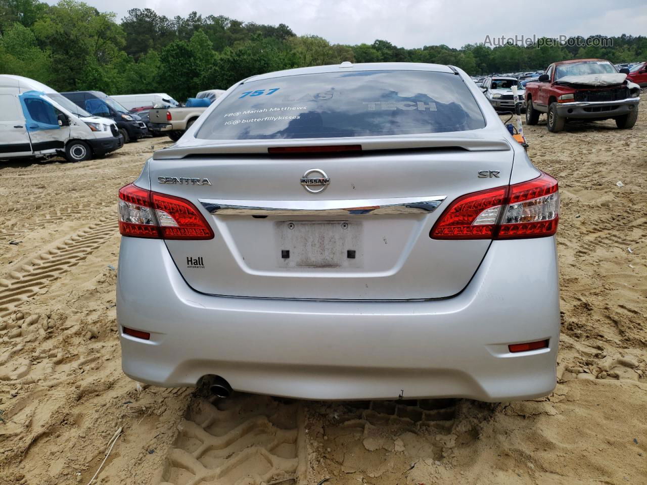 2015 Nissan Sentra S Silver vin: 3N1AB7AP6FY218786