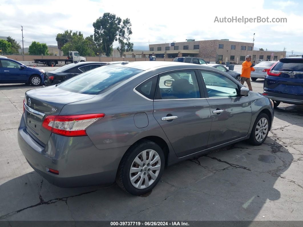 2015 Nissan Sentra Fe+ S/s/sl/sr/sv Gray vin: 3N1AB7AP6FY236687