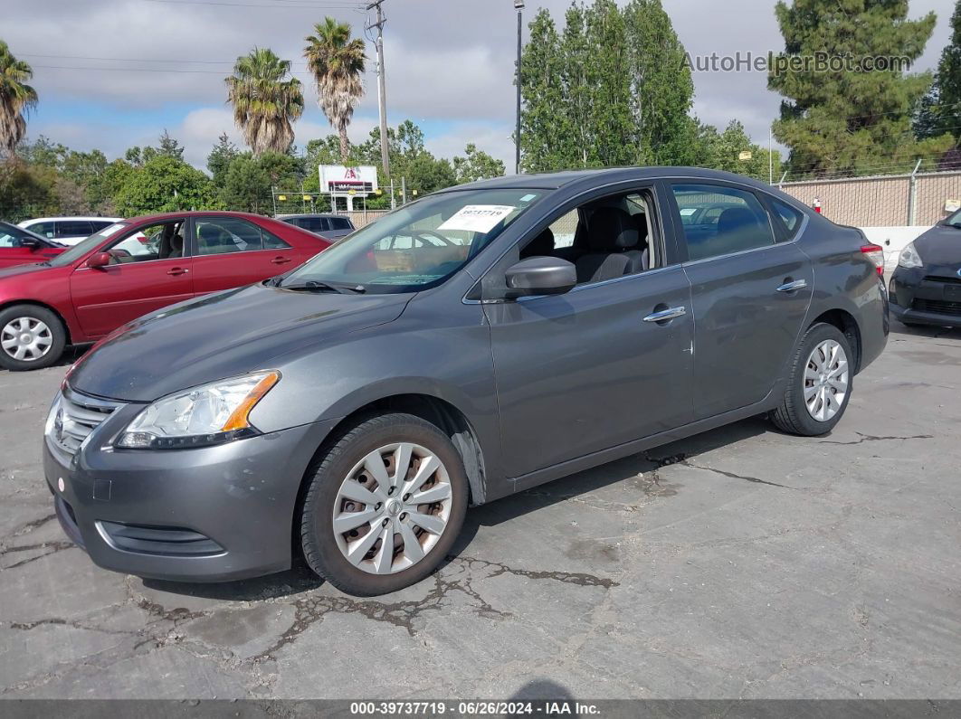 2015 Nissan Sentra Fe+ S/s/sl/sr/sv Gray vin: 3N1AB7AP6FY236687