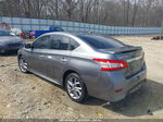 2015 Nissan Sentra Sr Gray vin: 3N1AB7AP6FY291401