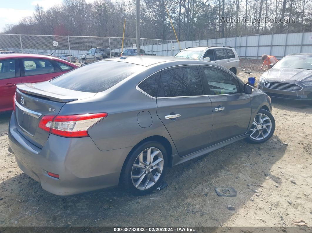 2015 Nissan Sentra Sr Gray vin: 3N1AB7AP6FY291401