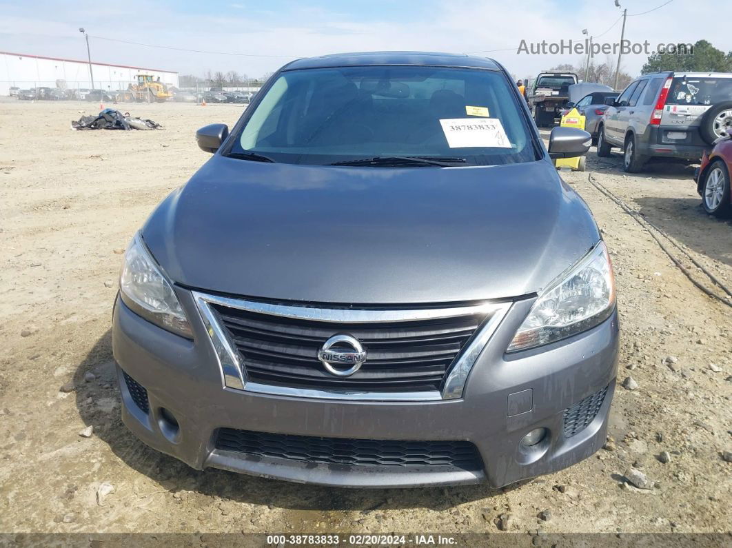 2015 Nissan Sentra Sr Gray vin: 3N1AB7AP6FY291401