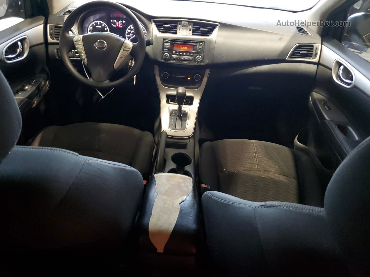 2015 Nissan Sentra S Серый vin: 3N1AB7AP6FY315678