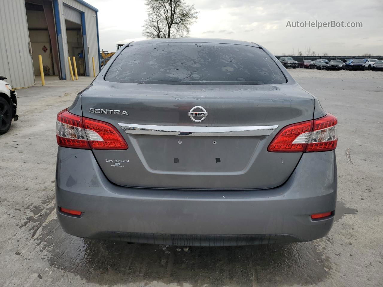 2015 Nissan Sentra S Gray vin: 3N1AB7AP6FY315678