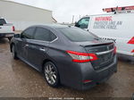 2015 Nissan Sentra Sr Gray vin: 3N1AB7AP6FY317124