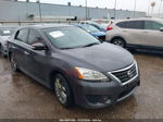 2015 Nissan Sentra Sr Gray vin: 3N1AB7AP6FY317124