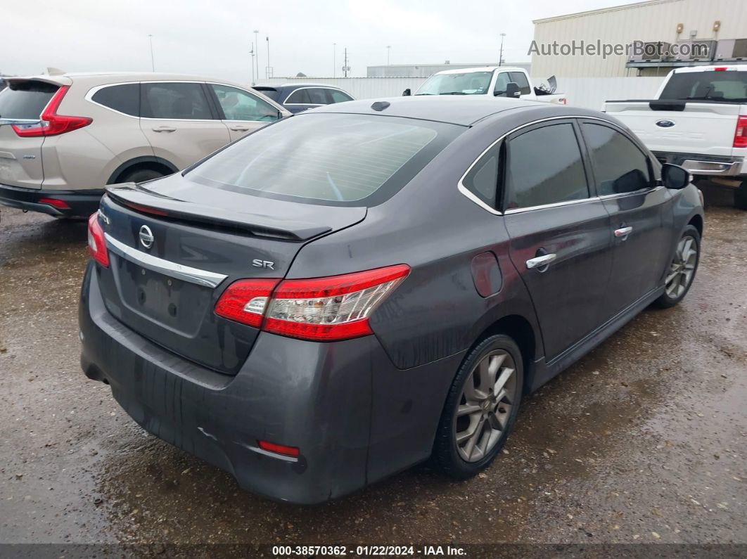 2015 Nissan Sentra Sr Gray vin: 3N1AB7AP6FY317124