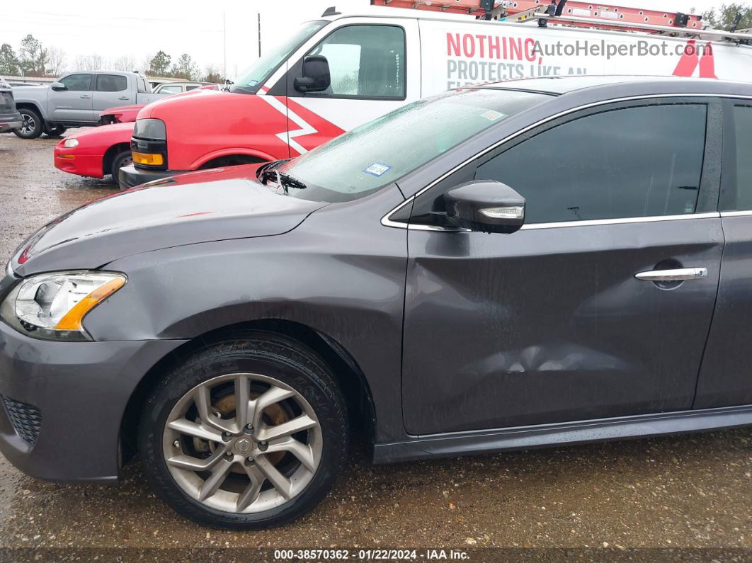 2015 Nissan Sentra Sr Gray vin: 3N1AB7AP6FY317124